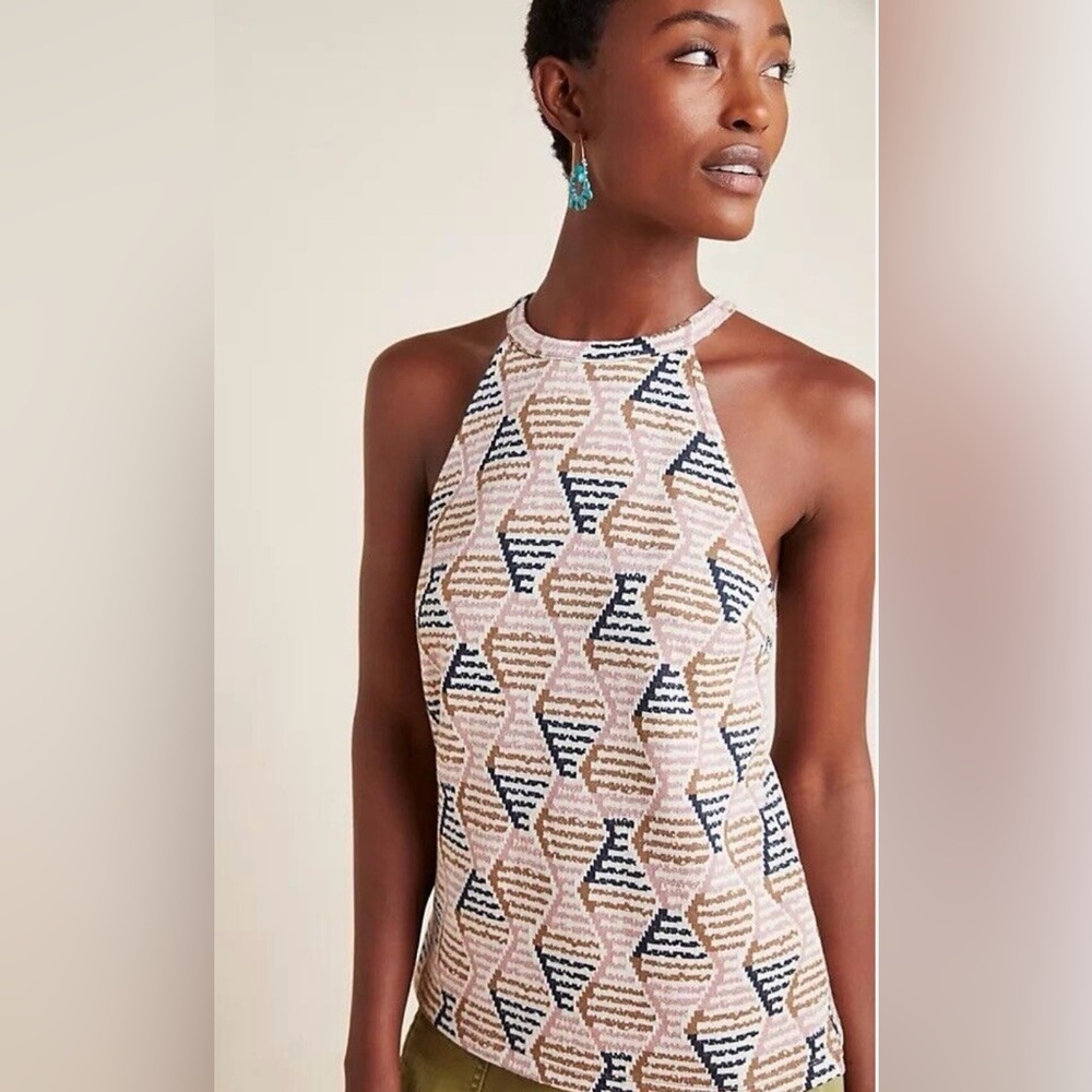 Anthropologie Lindsay halter top